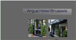 Desktop Screenshot of hotel-argus.be